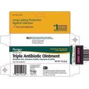 Perrigo Triple Antibiotic Ointment packets, 0.9g each, for first aid, in a pack of 144, by Pasteur Pharmacy.