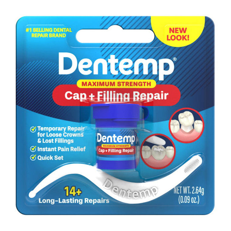 Dentemp Oral Care Custom Dental First Aid Kit with dental supplies and tools for oral injury management, by Pasteur Pharmacy.