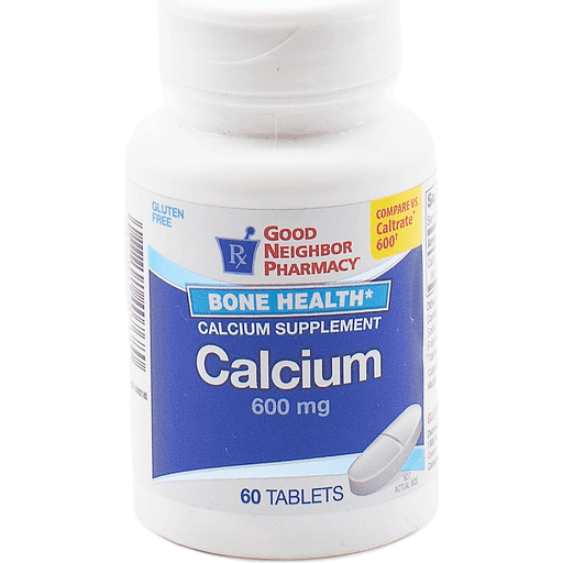 21st Century GNP Calcium 600 mg supplement in a bottle of 60 tablets, designed for fitness and nutrition.