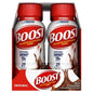 Case of 24 Boost Nutritional Rich Chocolate Drinks by Pasteur Pharmacy, showing individual bottles with chocolate flavor labels.