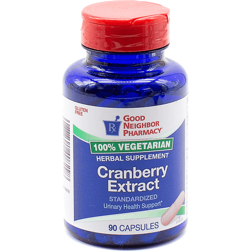 GNP Cranberry Extract 200 mg capsules for fitness and nutrition, 90-count, dietary supplement by Pasteur Pharmacy