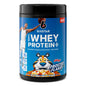 Six Star Whey Protein Powder Plus container from Pasteur Pharmacy, showing the label and product branding.
