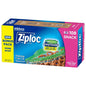 Ziploc Snack Bags by Pasteur Pharmacy, food storage bags, 12x50 size, clear plastic with resealable closure for snacks and small items.