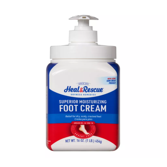 ProFoot Heel Rescue Foot Cream in 16 oz pump bottle, moisturizing foot care treatment for dry, cracked heels.