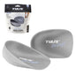 Tuli's S So Soft heavy-duty gel heel cups for plantar fasciitis and heel pain relief, large size, placed inside a shoe.