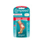 Medium Compeed Extreme Blister Plasters by Pasteur Pharmacy for foot care, shown in a 5-count package.