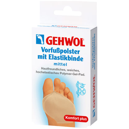 Gehwol Vorfupolster with elastic band, large size, foot care product from Pasteur Pharmacy, shown with elastic band for foot comfort