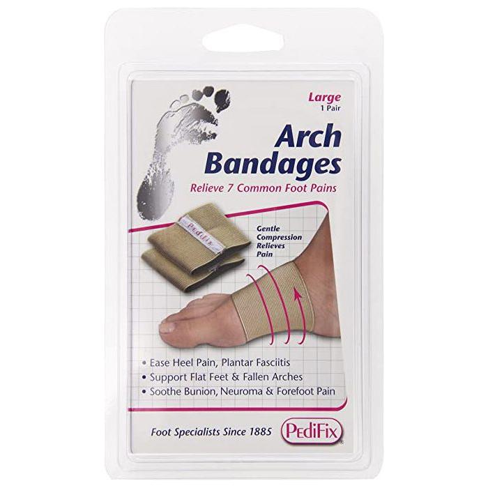 Large PediFix arch bandage for foot support, designed to provide comfort and relief for foot arch pain.