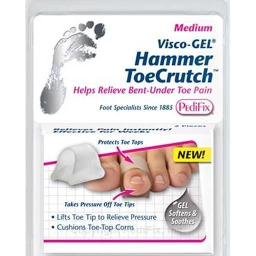 Visco-Gel Hammer Toe Crutch from Pasteur Pharmacy, 1 oz foot care gel for toe support and comfort.