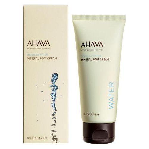 Ahava Dead Sea Water Mineral Foot Cream in 3.4 oz jar, moisturizing foot cream with minerals for soft, nourished feet