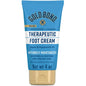 Gold Bond Triple Action Relief Therapeutic Foot Cream in a 4 oz tube, designed to soothe and hydrate tired, dry feet.