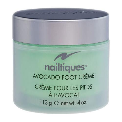 Nailtiques Avocado Foot Crème in 4 oz tube, moisturizing foot cream with avocado for soft, healthy feet.