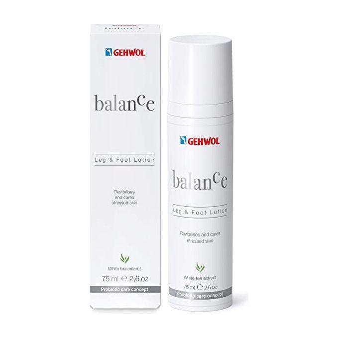 Gehwol Balance Foot Lotion by Pasteur Pharmacy in a 2.6 oz bottle, moisturizing and soothing foot and leg skin.