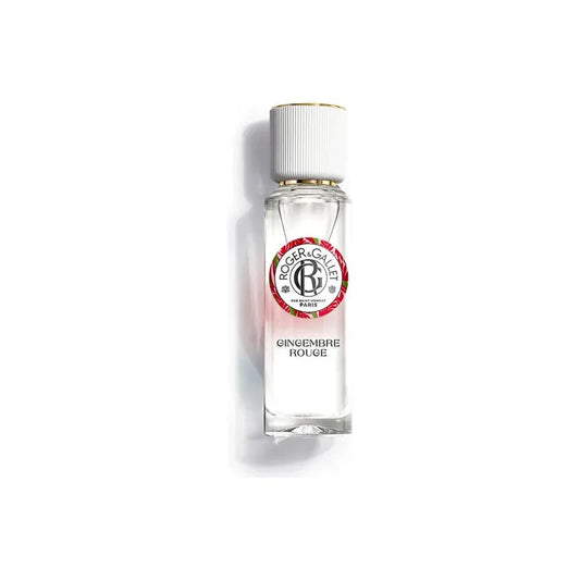 Roger & Gallet Gingembre Rouge Eau Parfumée Wellbeing Fragrance Water in 30ml bottle, elegant scent with ginger and spicy notes.