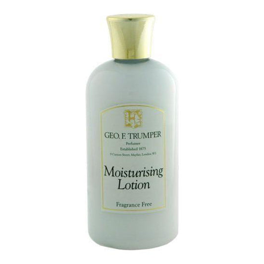 Geo. F. Trumper fragrance-free moisturizer in 100ml bottle, gentle skincare product by Pasteur Pharmacy.