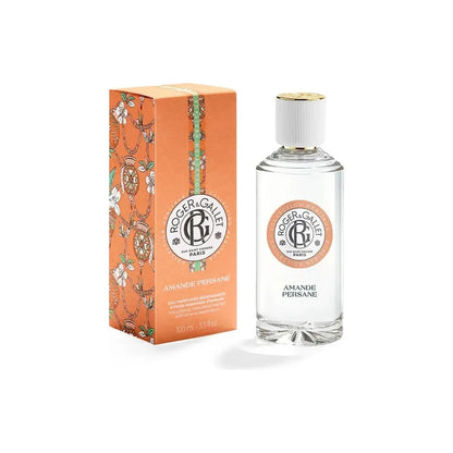 Roger & Gallet Amande Persane Wellbeing Fragrant Water in 100ml bottle, featuring a delicate almond scent and elegant packaging.