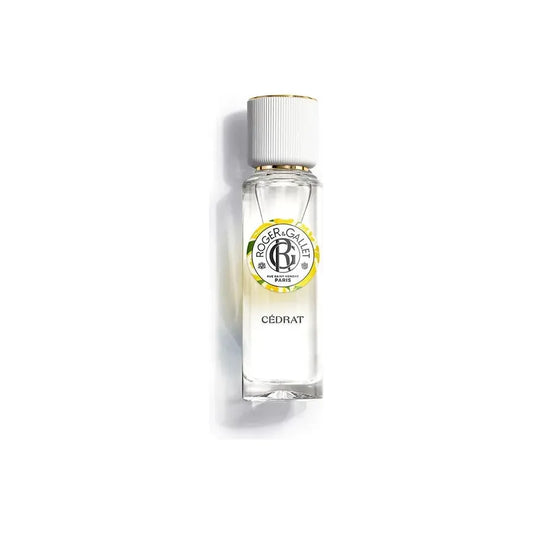 Roger & Gallet Citron Wellbeing Fragrant Water 30ml bottle with fresh lemon scent and elegant packaging.
