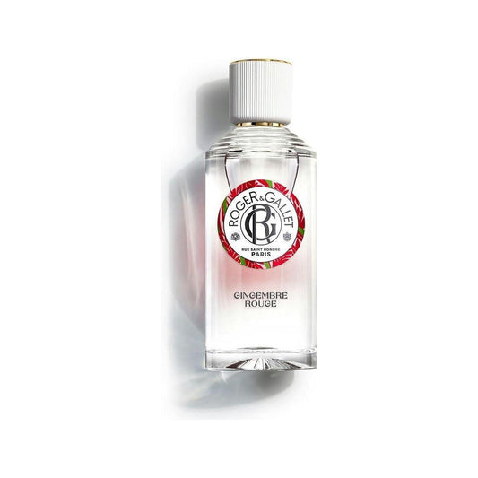 Roger & Gallet Gingembre Rouge Eau Parfumée Wellbeing Fragrant Water in 100ml bottle, natural ginger scent for revitalizing freshness