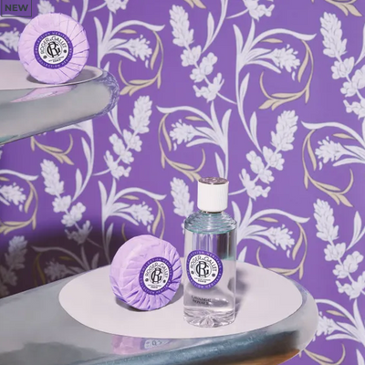 Roger & Gallet Lavande Royale Eau Parfumée Wellbeing Fragrant Water in a 100ml bottle, featuring lavender scent and elegant packaging.
