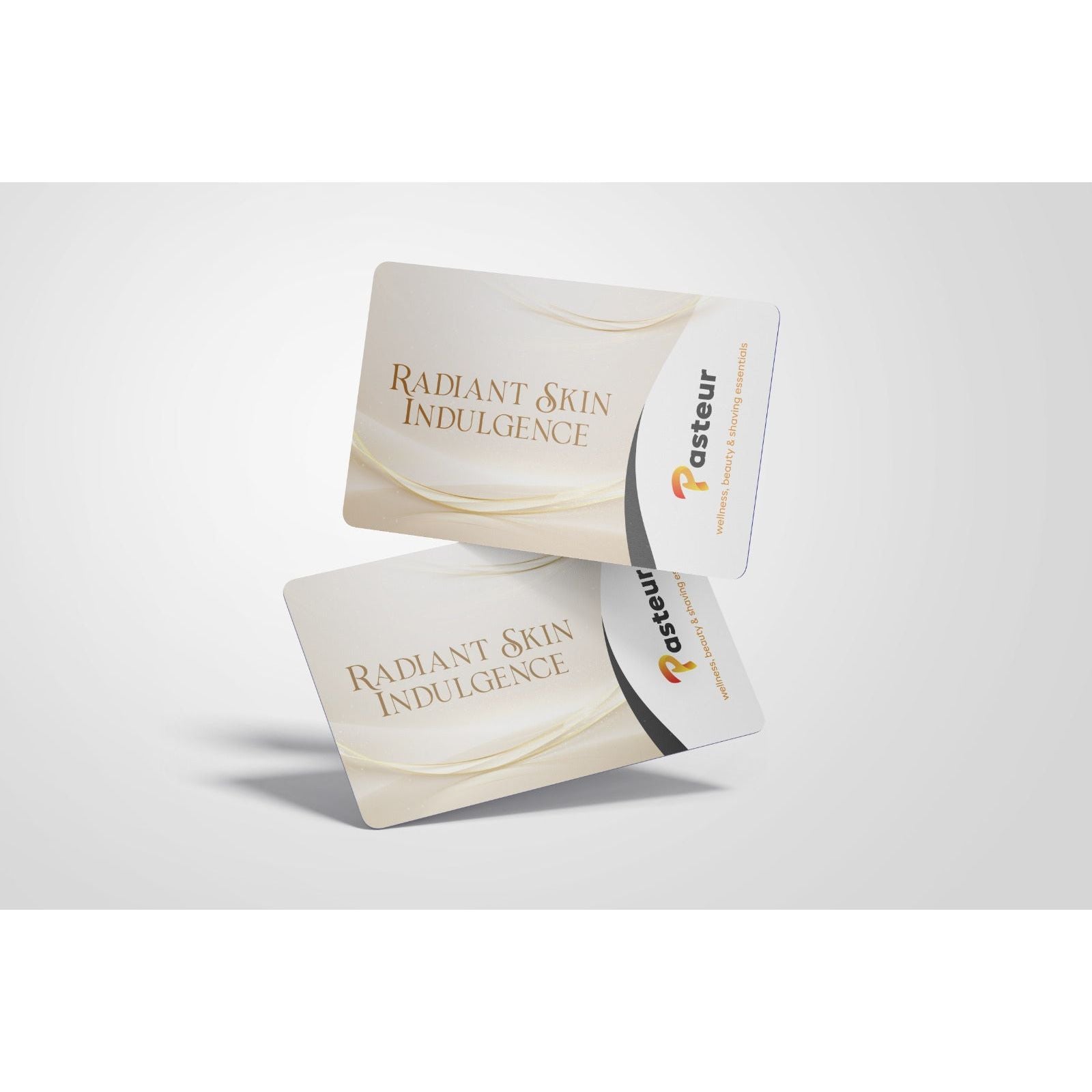 Pasteur Pharmacy Radiant Skin Indulgence E-Gift Card, a sleek gift card with elegant design for skincare treatments.