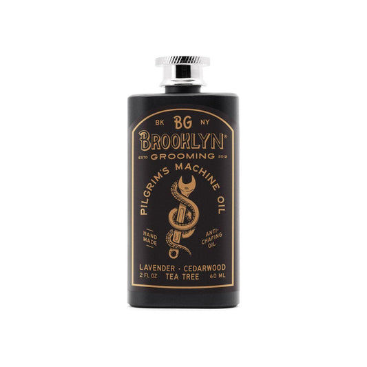Brooklyn Grooming Machine Oil by Pasteur Pharmacy in a 60ml bottle, designed for grooming machine maintenance.
