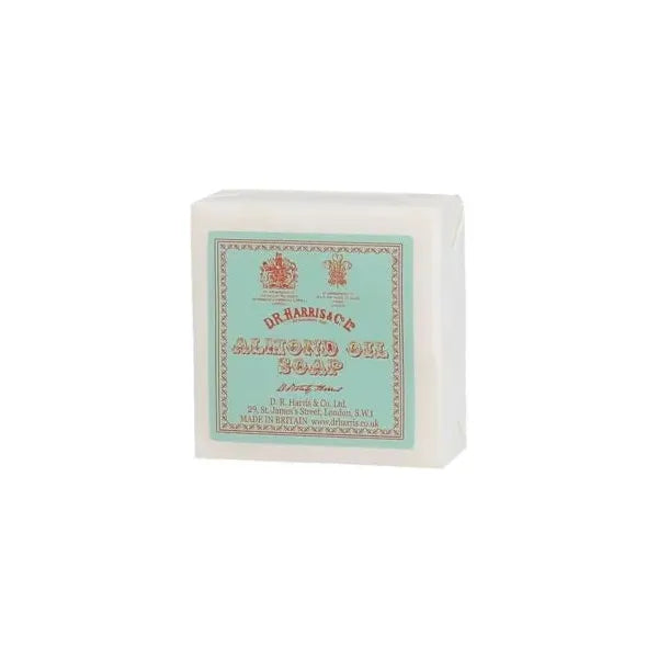 Dr Harris Almond Oil Guest Soap by Pasteur Pharmacy, 1.4 oz, single soap bar with almond oil for gentle cleansing.