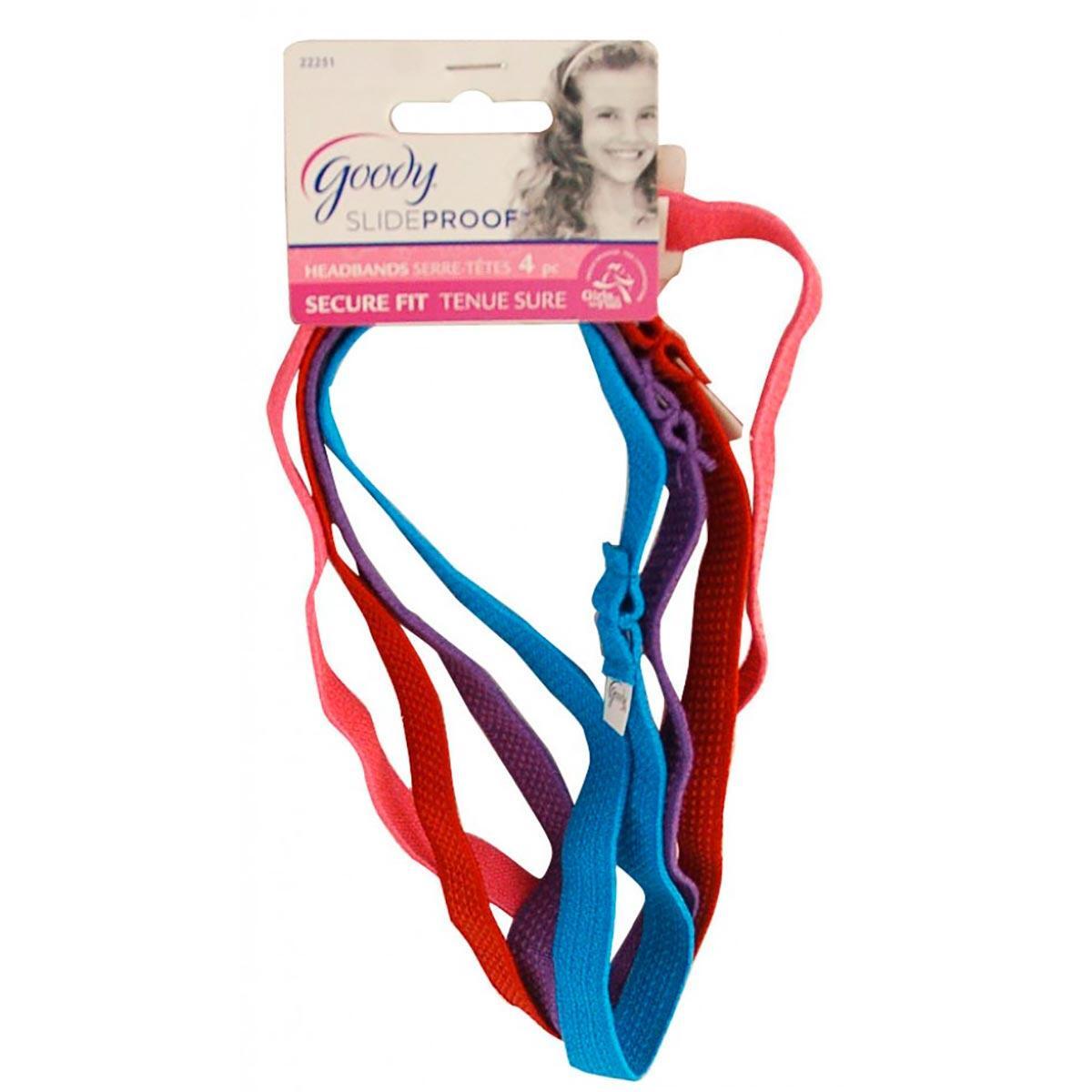 Goody SlideProof silicone headwraps by Pasteur Pharmacy, durable hair accessories with a sleek, flexible design for secure styling.