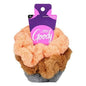 Three Goody Trendy Fur Scrunchies in various colors, soft and fluffy hair accessories for styling hair.