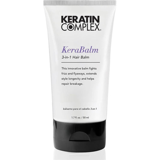 Keratin Complex Infusion Therapy Hair Balm by Pasteur Pharmacy, 3-in-1 multi-benefit hair balm in 50ml bottle.