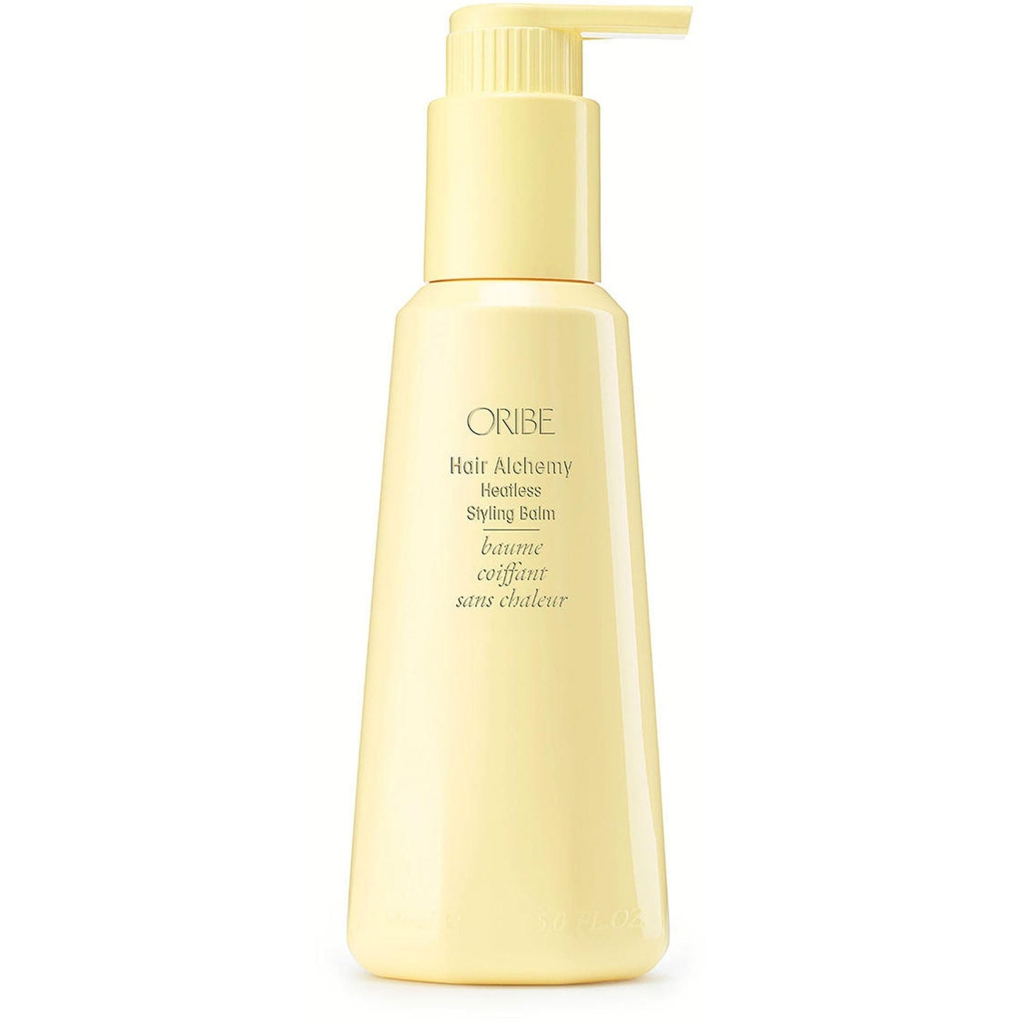 Oribe Hair Alchemy Heatless Styling Balm in 150ml tube, shown with sleek packaging for nourishing hair styling without heat.