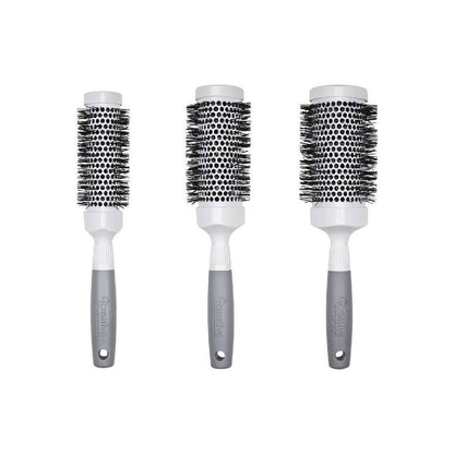 Pro Ceramic Triangle Hair Brush by Pasteur Pharmacy, with a sleek ceramic design for smooth styling and detangling.