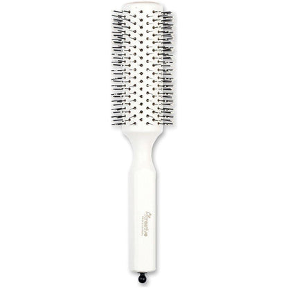 Champion Italian nylon round bristle hair brush by Pasteur Pharmacy with natural bristles for styling and detangling hair.