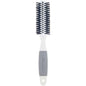 Ceramic barrel round boar bristle hair brush by Pasteur Pharmacy for thick hair, showing the brush with a round shape and natural bristles.