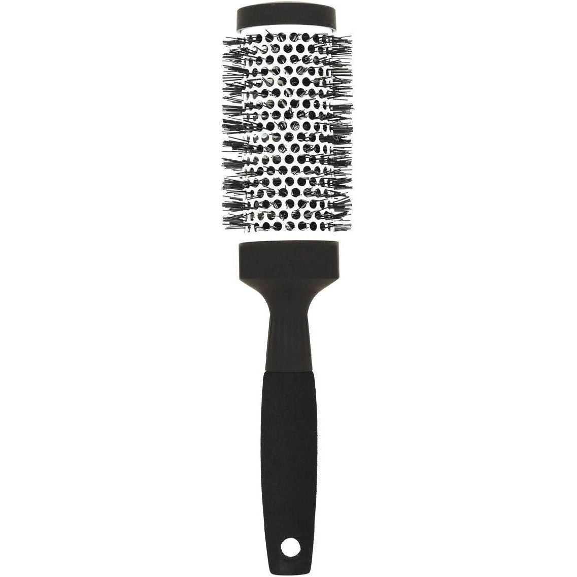 Ultra lightweight ceramic ion hair brush by Pasteur Pharmacy, showing the sleek handle and ceramic bristles for smooth styling.
