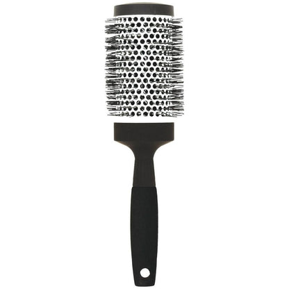 Ultra lightweight ceramic ion hair brush by Pasteur Pharmacy, showcasing the sleek black design and bristle details.