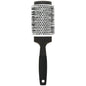Ultra lightweight ceramic ion hair brush by Pasteur Pharmacy, showcasing the sleek black design and bristle details.