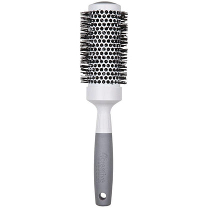 Pro Ultra Ceramic Thermal Round Hair Brush by Pasteur Pharmacy, with a round design and ceramic coating for styling and heat distribution.