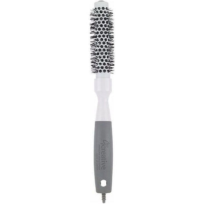 Pro Ultra Ceramic Thermal Round Hair Brush by Pasteur Pharmacy with a round barrel and bristles for styling and volume.