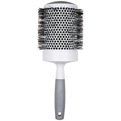 Pasteur Pharmacy Pro Ultra Ceramic Thermal Round Hair Brush with a round barrel and bristles for styling and blow-drying.