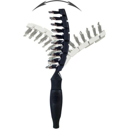 Blue The Flex Brush XL mixed bristle hair brush by Pasteur Pharmacy, designed for gentle detangling and styling.