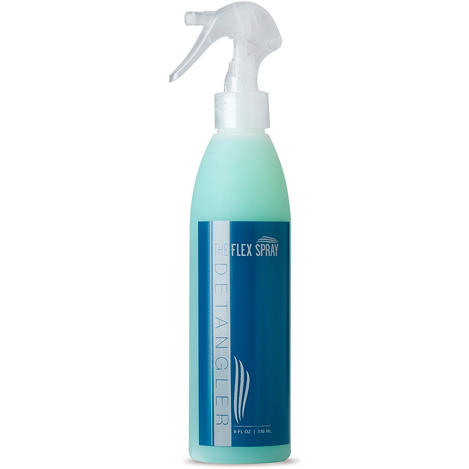 Blue XL The Flex Brush hair brush with mixed bristles by Pasteur Pharmacy, designed for gentle, versatile hair detangling and styling.