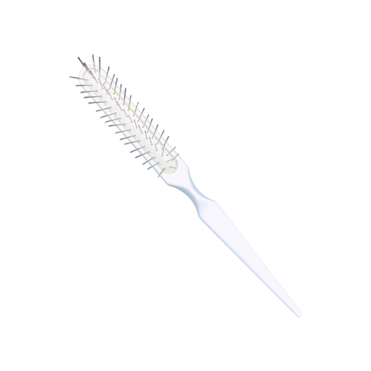 Dural back combing hair brush with steel pins by Pasteur Pharmacy, featuring sturdy bristles for styling and teasing hair.