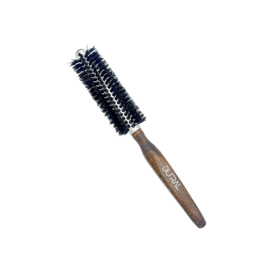 Dural Beech wood quick-styler hair brush with boar bristles, 10 rows, natural wood handle for styling and smoothing hair.