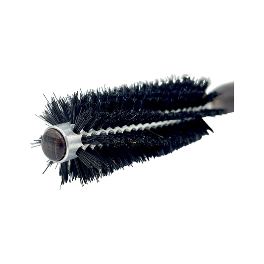 Dural Beech wood quick-styler hair brush with boar bristles, 10-row Pasteur Pharmacy hair brush for smooth styling.
