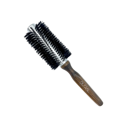 Dural Beech wood quick-styler hair brush with boar bristles, 12-row design for smooth, styled hair by Pasteur Pharmacy.
