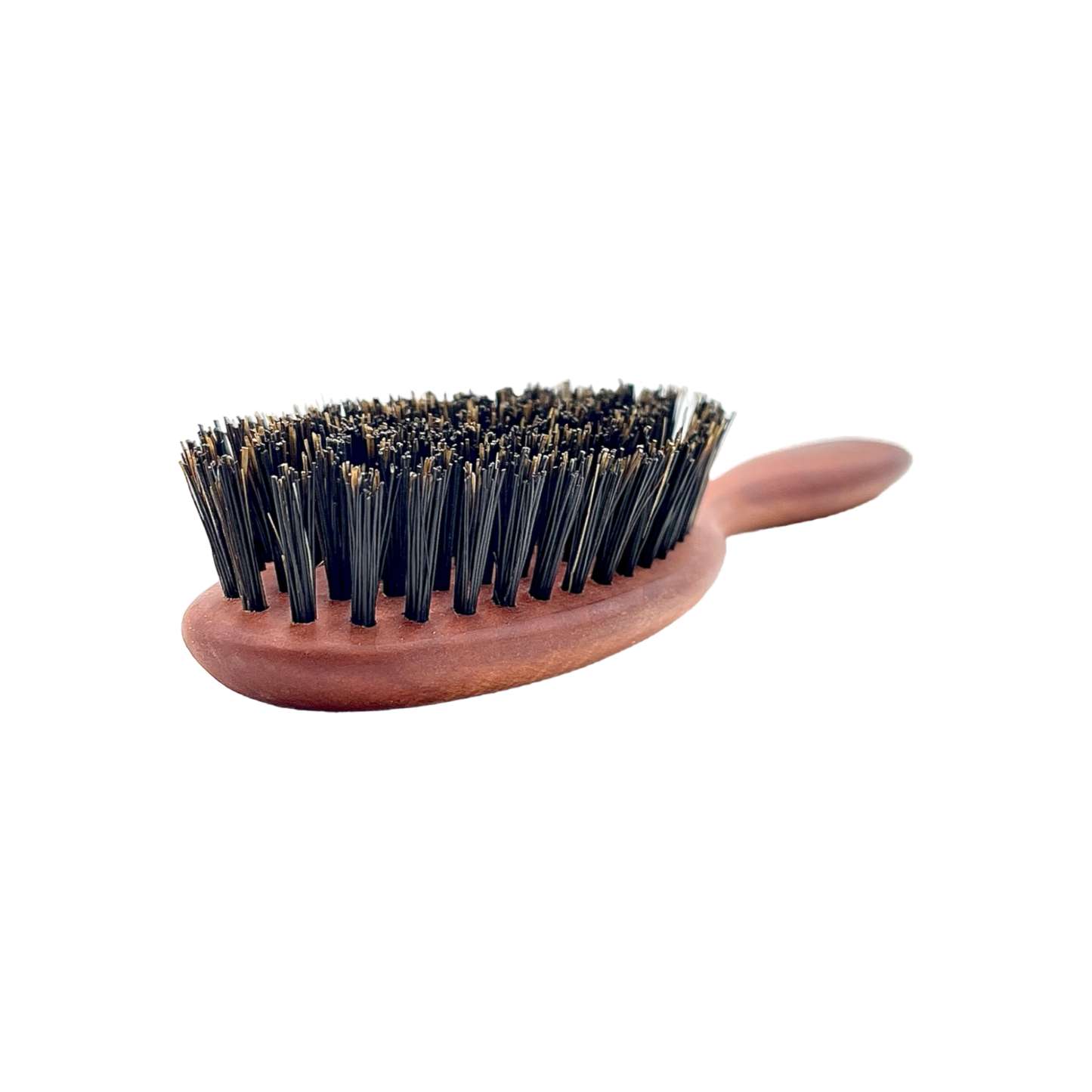 Dural Hair Brush with 7 rows, oiled pear wood handle, pure wild boar bristles, designed for gentle, effective hair grooming.