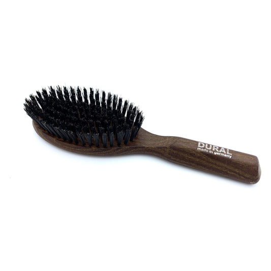 Dural Hair Brush by Pasteur Pharmacy with 9 rows, thermo ash wood handle, boar bristles for smooth, natural hair grooming.