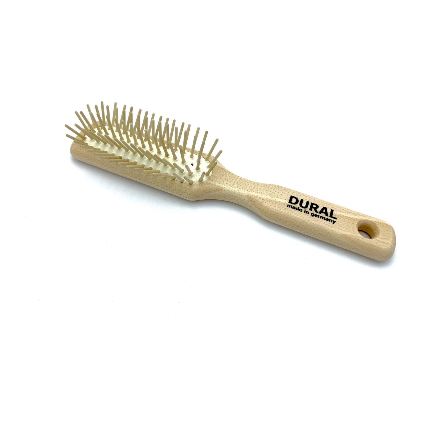 Dural Hair Brush by Pasteur Pharmacy with beech wood handle, designed for styling and hair care.