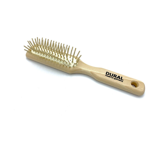 Dural Hair Brush by Pasteur Pharmacy with beech wood handle, designed for styling and hair care.