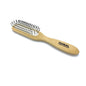 Dural hair brush by Pasteur Pharmacy with rubber cushion, steel pins with ball tips, and beech wood handle for styling and care.